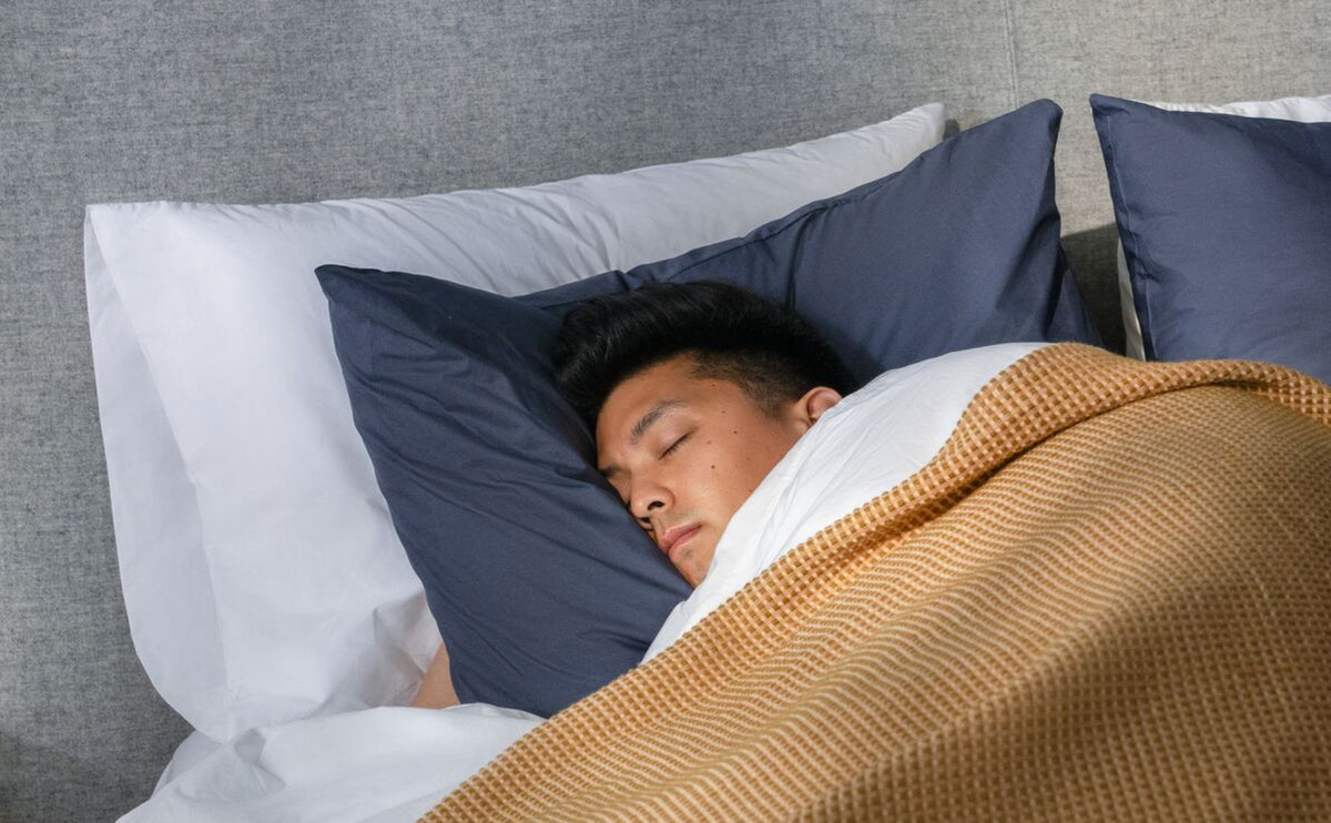 Casper Snow Pillow - On Bed